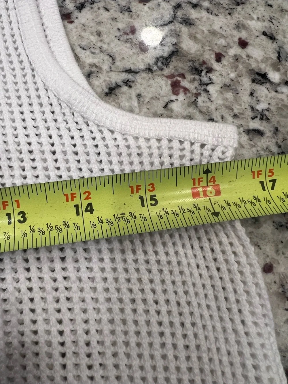 Lauren Ralph Lauren Women's White Fishnet Knit Sleeveless Hoodie Top Size L